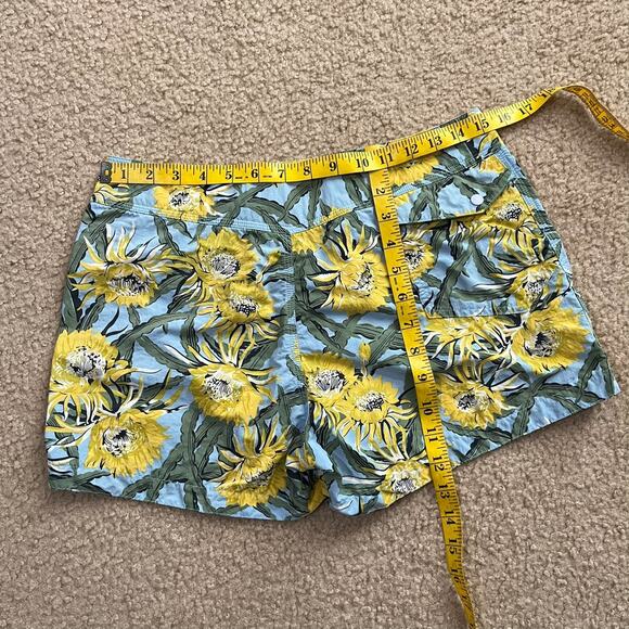 Patagonia Womens Pataloha Board Shorts Yellow Floral Print Size 6 - Picture 7 of 8
